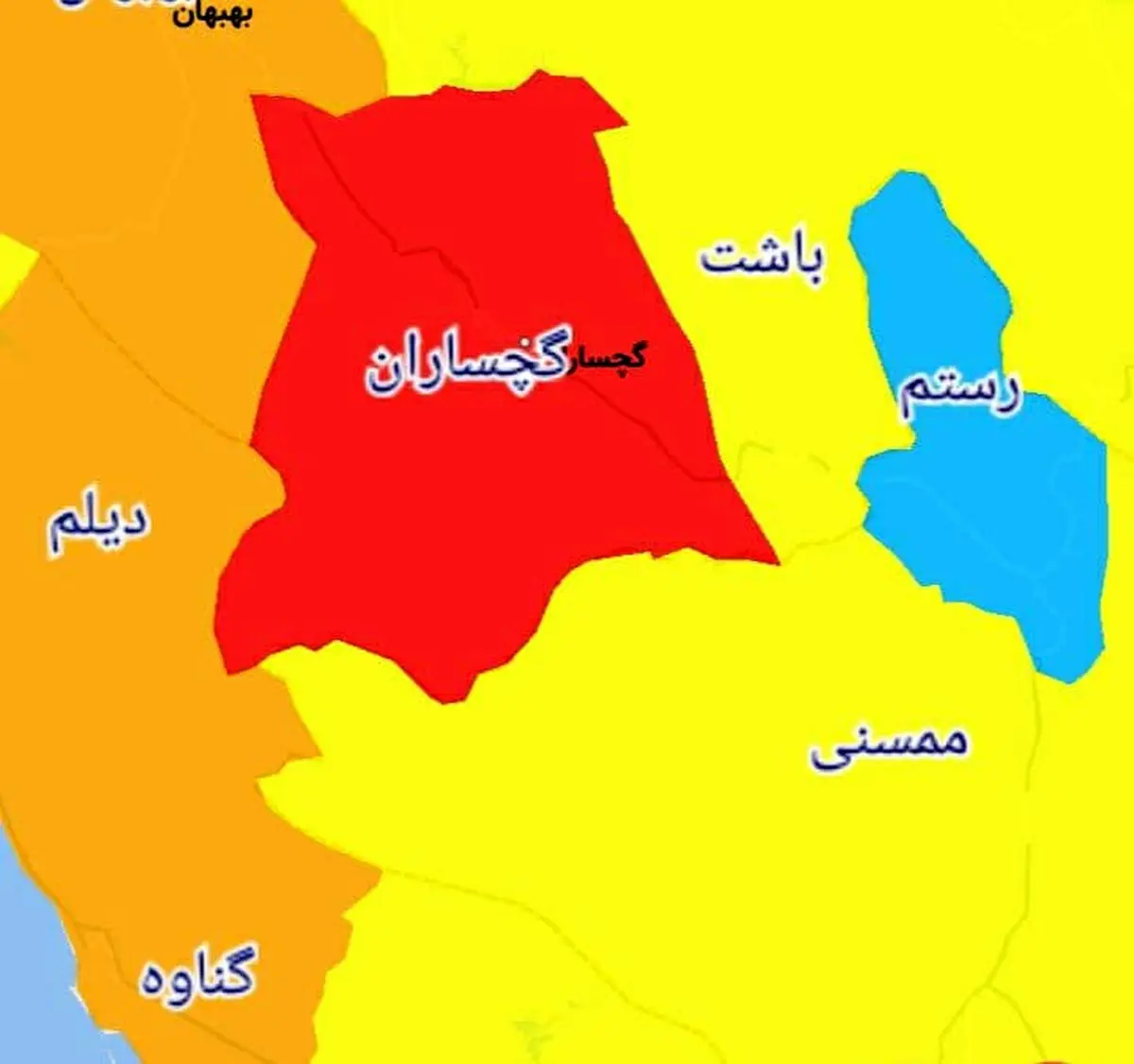 تنها شهر‌ ممنوعه برای سفر نوروزی 1400 در استان کهگیلویه و بویر احمد