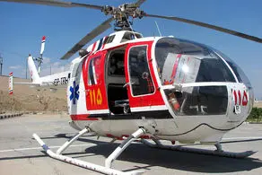 نجات یک شهروند توسط اورژانس هوایی