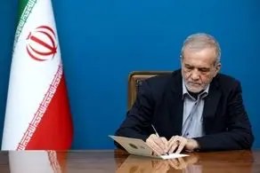  واکنش رسایی از یک بنر نصب شده در جایگاه سخنرانی مسعود پزشکیان 