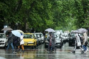 شروع بارش باران در ۱۰ استان کشور