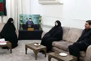محمد مخبر به منزل شهید رییسی رفت
