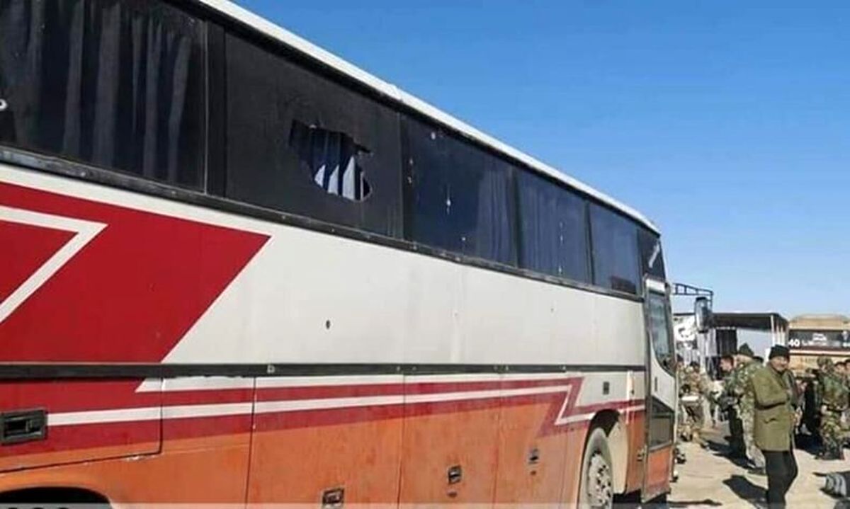 حمله تروریستی به اتوبوس نیروهای تیپ قدس در سوریه