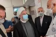 عیادت دکتر روحانی از نوبخت/ نوبخت تحت عمل جراحی قلب قرار گرفت 