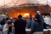 مرد مشهدی زنده زنده جلوی چشم مردم در آتش جزغاله شد+ عکس