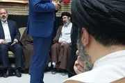 تصویر تازه فرزند رهبر انقلاب در مراسم بزرگداشت برادر وحید حقانیان + ببینید 