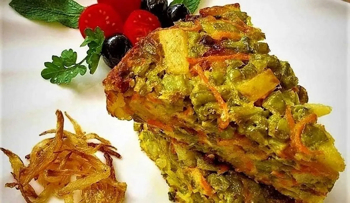 طرز تهیه ناهاری آسان و خوشمزه/ کوکوی لوبیاسبز ؛ غذای محبوب تبریزی‌ها