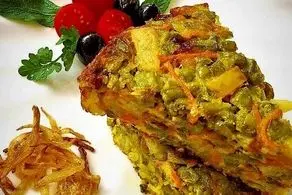 طرز تهیه ناهاری آسان و خوشمزه/ کوکوی لوبیاسبز ؛ غذای محبوب تبریزی‌ها