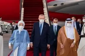 سفر رئیس جمهور ترکیه به قطر