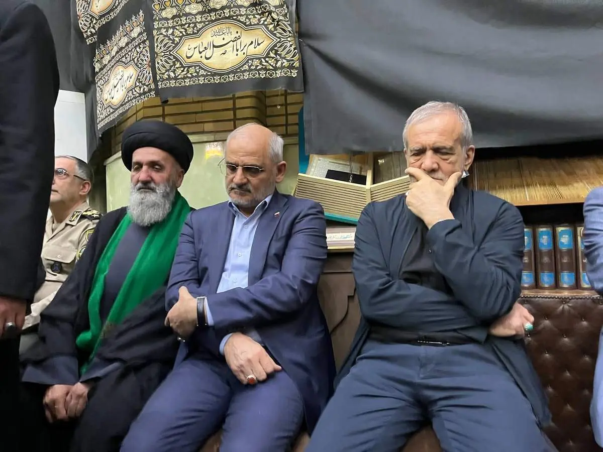 حضور پزشکیان در مراسم گرامیداشت شهدای اقتدار ارتش