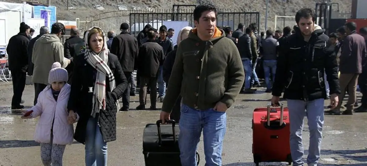 ازدحام مسافران ایرانی در مرز ترکیه! 