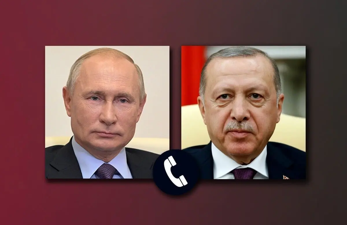 گفت و گوی پوتین و اردوغان درباره واکسن اسپوتنیک وی و مسائل منطقه ای