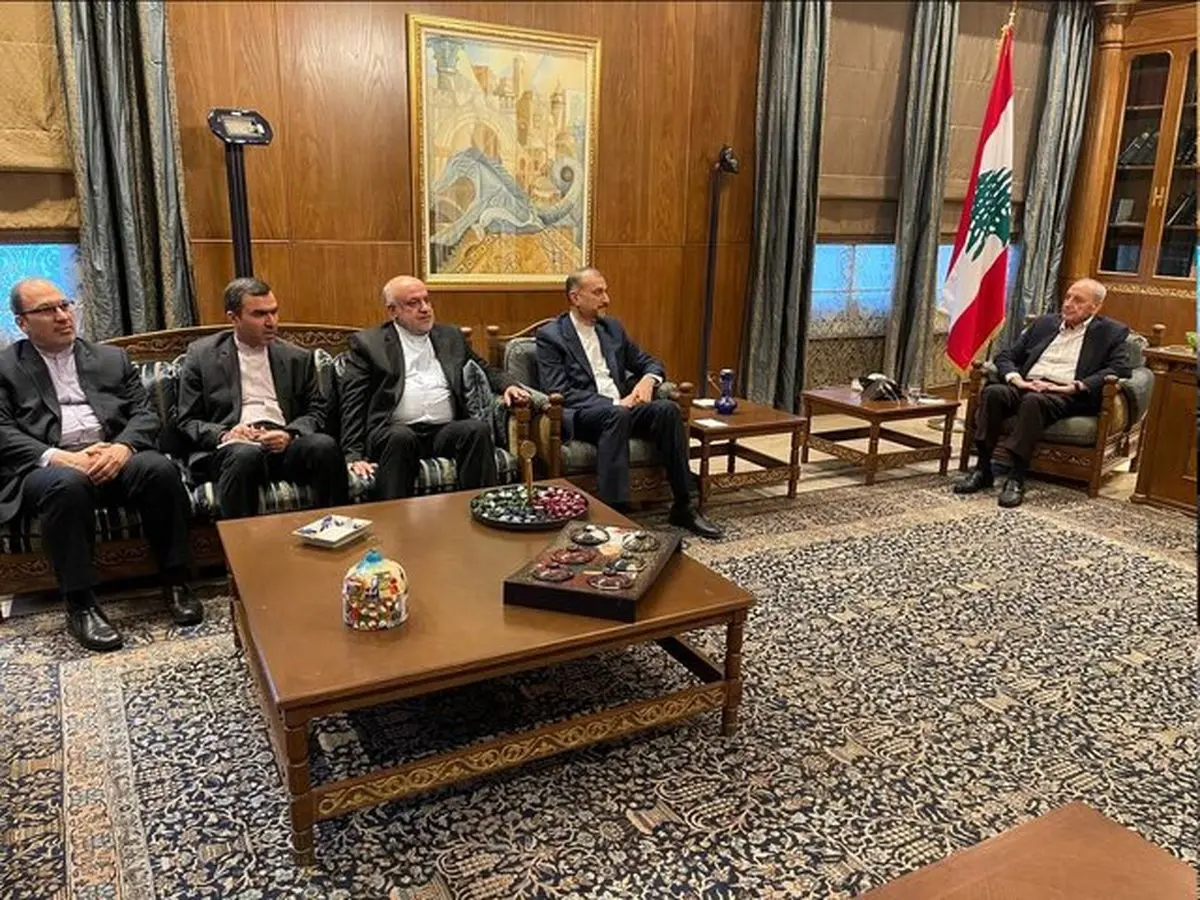 وزیر امور خارجه با رئیس مجلس لبنان دیدار کرد