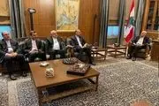 وزیر امور خارجه با رئیس مجلس لبنان دیدار کرد