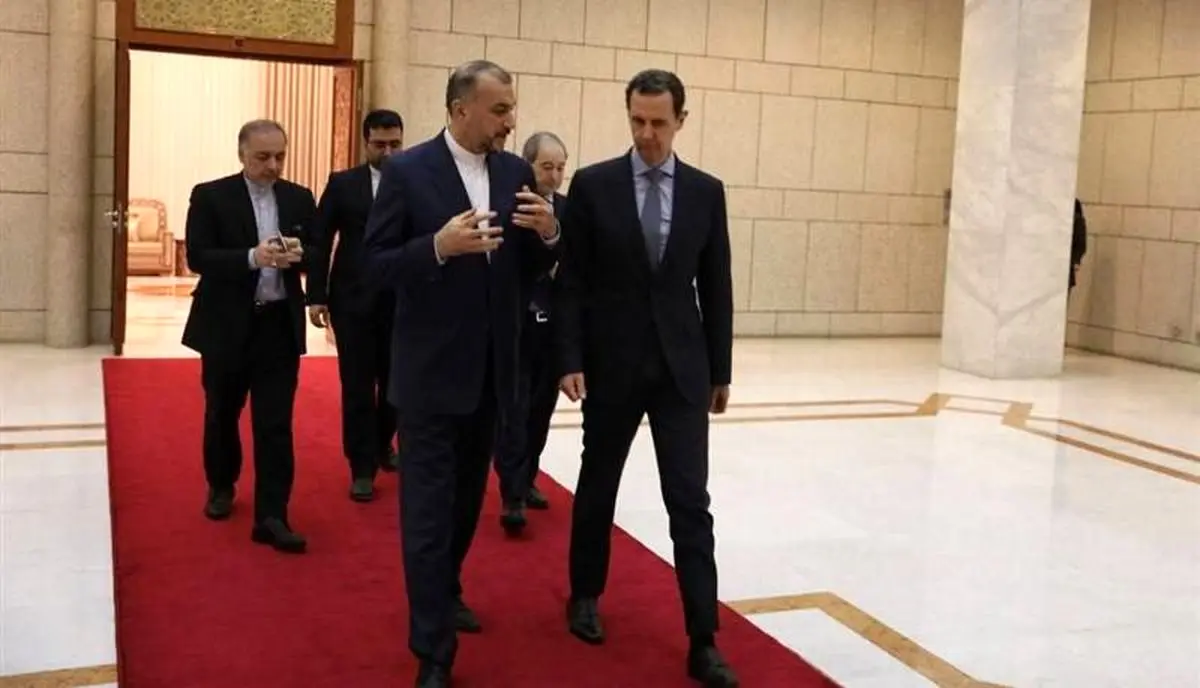 حسین امیرعبداللهیان با بشار اسد دیدار کرد