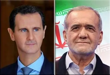 پیام بشار اسد به مسعود پزشکیان: برای شما آرزوی امنیت و ثبات ایران را دارم 