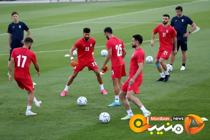 گزارش تصویری| تمرین تیم ملی فوتبال در قطر