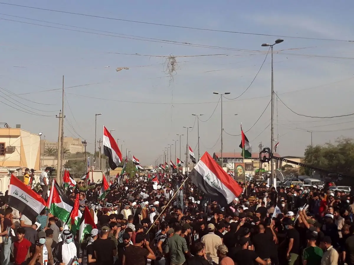 مردم بغداد به پاخاستند+جزییات