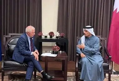 رایزنی بورل و وزیر خارجه قطر درباره کاهش تنش در منطقه