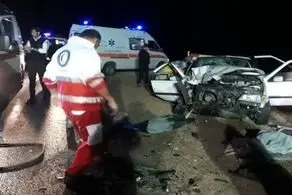 تصویر دلخراش از تصادف مرگبار در شیراز| چیزی از خودرو باقی نماند+ببینید