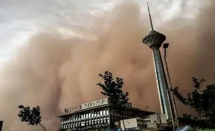 هشدار وزش باد شدید و گرد و خاک در تهران