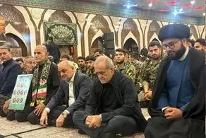حضور پزشکیان در مراسم گرامیداشت شهدای اقتدار و امنیت پلیس