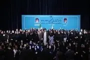 لباس و حجاب خاص دانشجویان دختر دانشگاه الزهرا در حضور رئیسی+ببینید