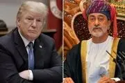 ترامپ و سلطان عمان درباره مذاکرات ایران و آمریکا گفت‌وگو کردند 