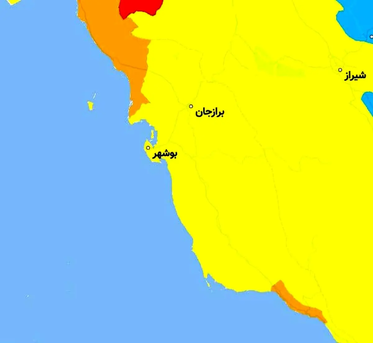 اسامی شهر‌های ممنوعه استان بوشهر برای سفر نوروزی 1400