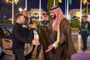 رئیس جمهور اوکراین با ولیعهد عربستان دیدار کرد