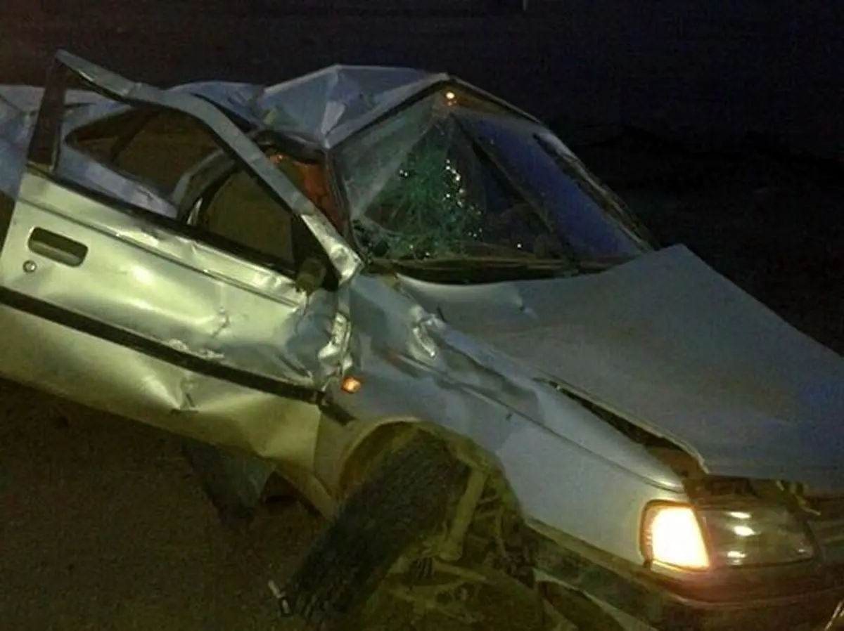 تصادف مرگبار ۲ خودرو کاروان عروسی