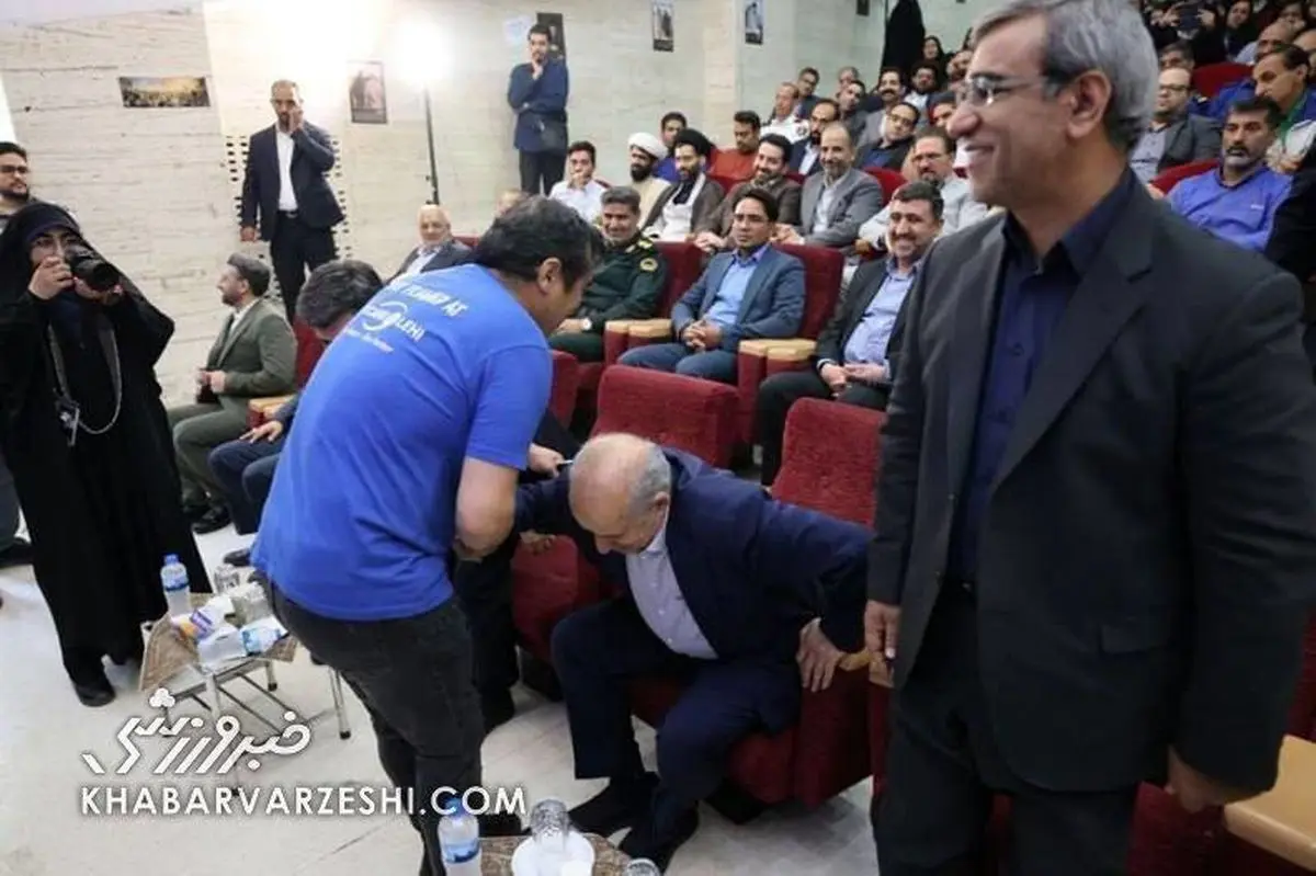ماچ و بغل تاج و خداداد را ببینید/ تصاویر