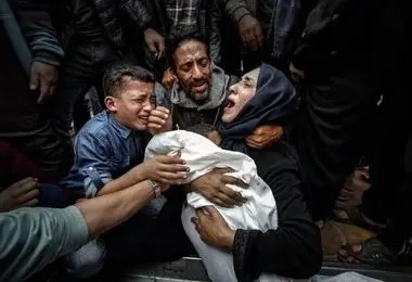 شهادت ۲ نوزاد در پی محاصره غزه 