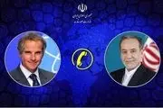 گفت‌وگوی تلفنی مدیرکل آژانس بین‌المللی انرژی اتمی با وزیر امور خارجه 