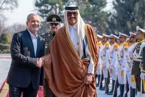 پیام امیر قطر پس از بازگشت از تهران 