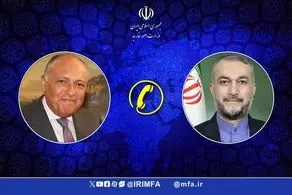 گفتگوی تلفنی امیرعبداللهیان با وزیر امور خارجه مصر 