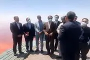 بازدید رئیس سازمان بازرسی از دریاچه ارومیه