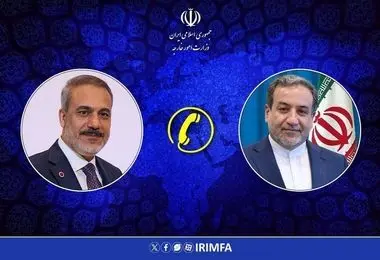 گفتگوی تلفنی وزرای امور خارجه جمهوری اسلامی ایران و ترکیه 