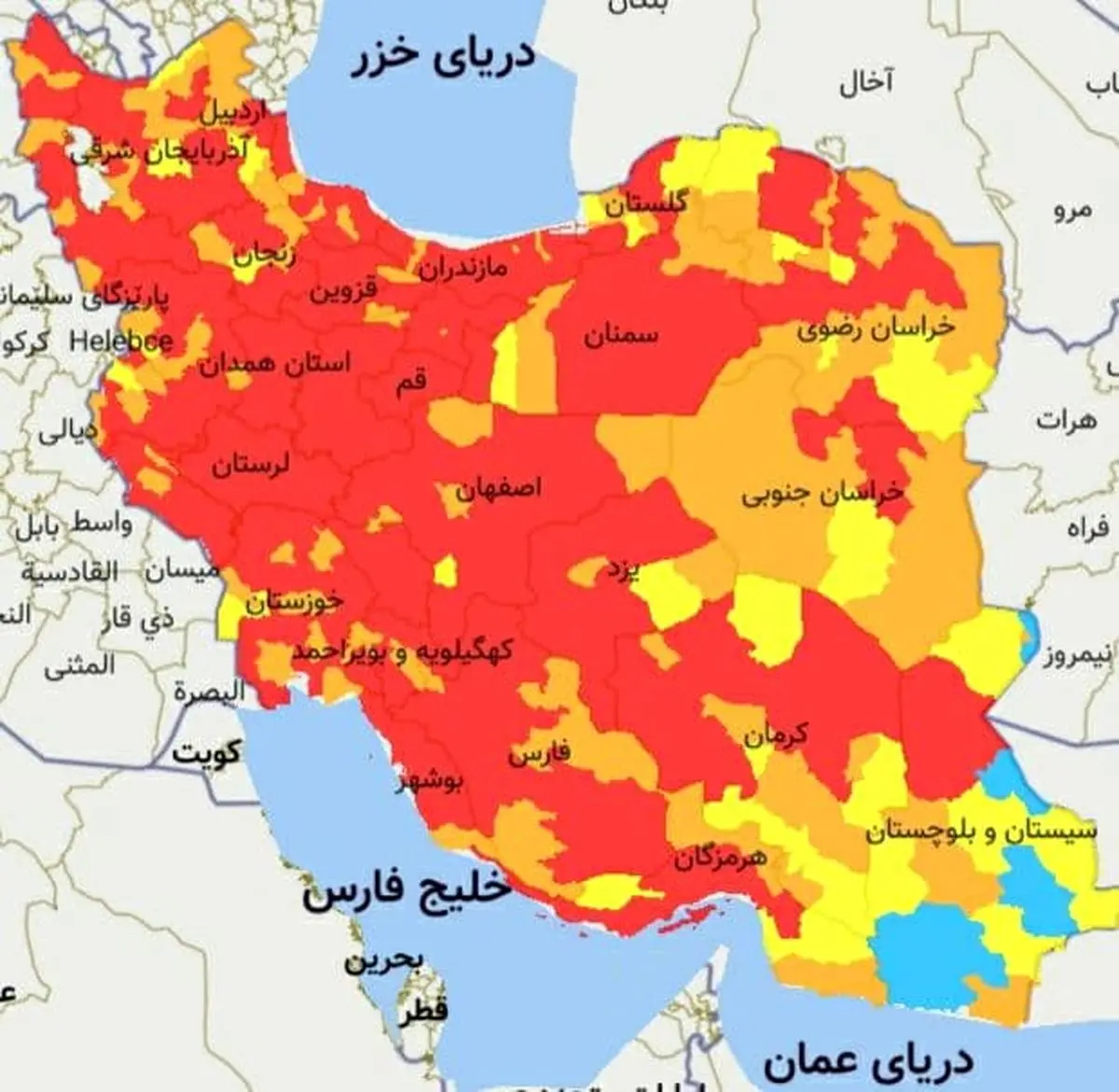 چرا واقعا کویر لوت در وضعیت قرمز کرونایی است؟